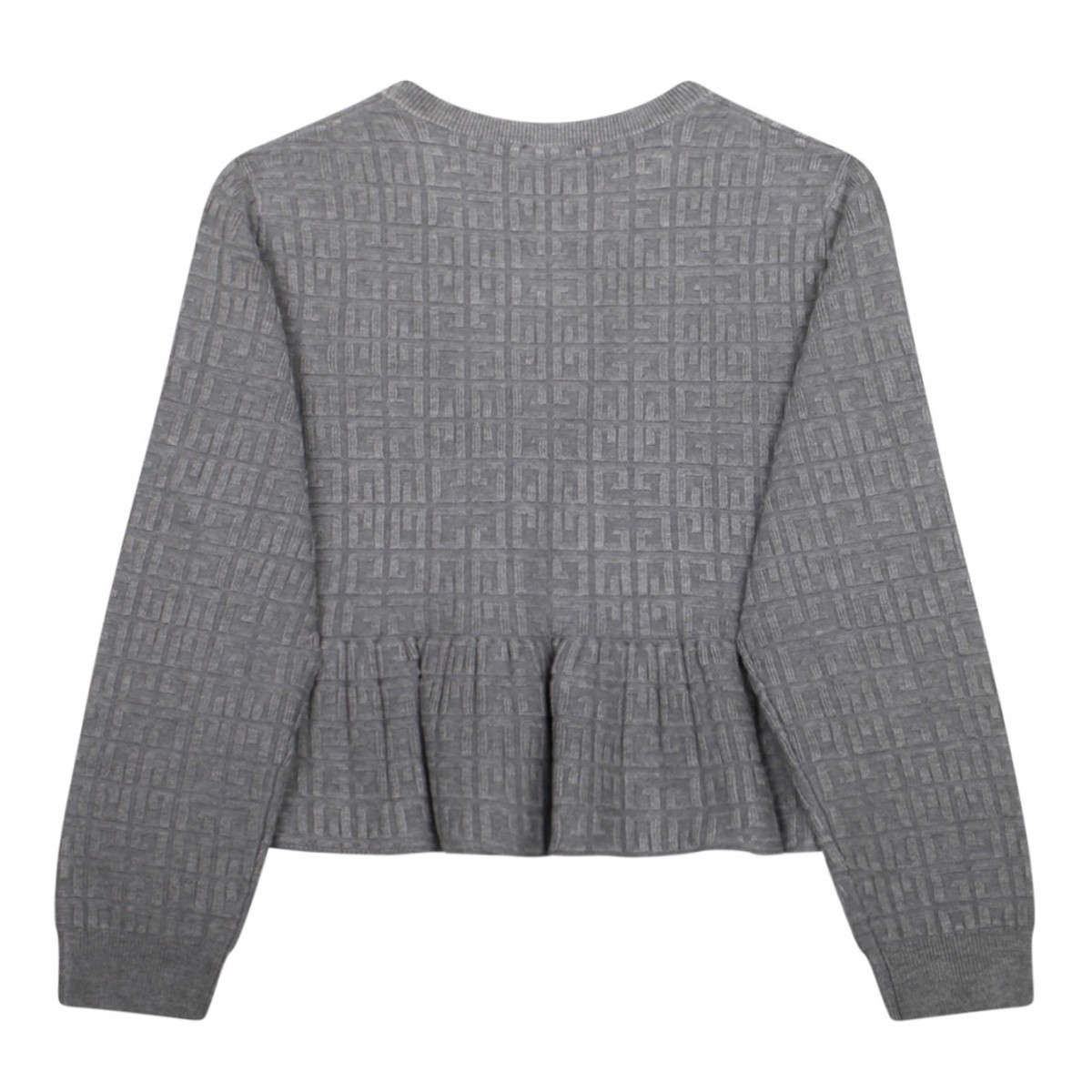 Grey Logo Jacquard T-Shirt