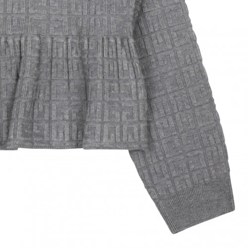 Grey Logo Jacquard T-Shirt