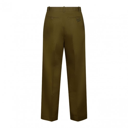 Beige Mid Rise Trousers 2