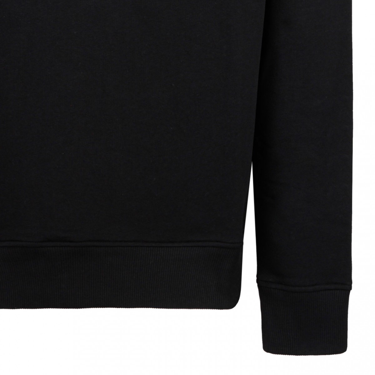 Black Embossed Logo Sweatshirt