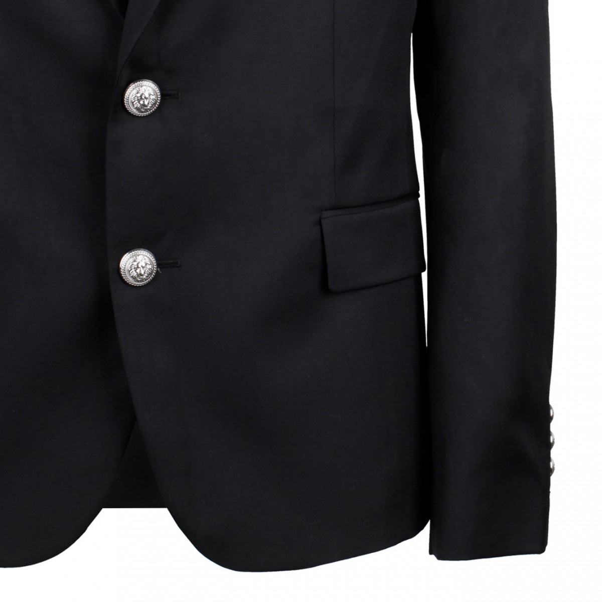 Black Two Button Jacket