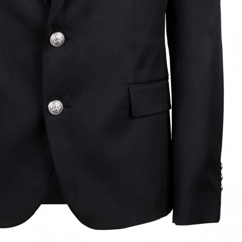 Black Two Button Jacket