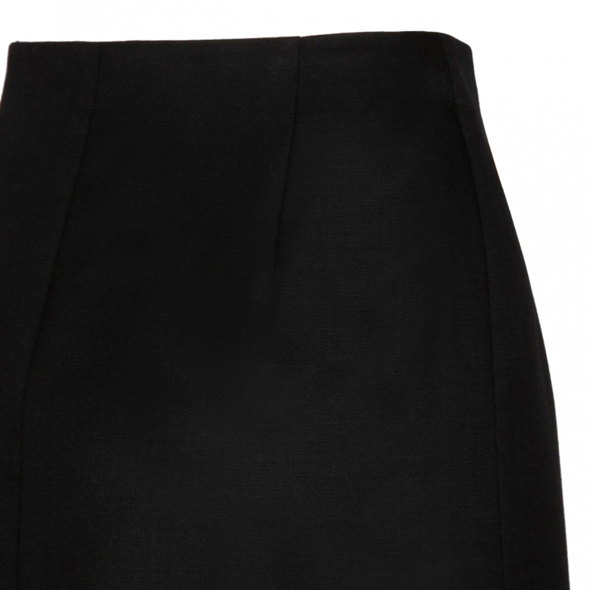 Black Wrap Skirt