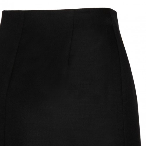 Black Wrap Skirt
