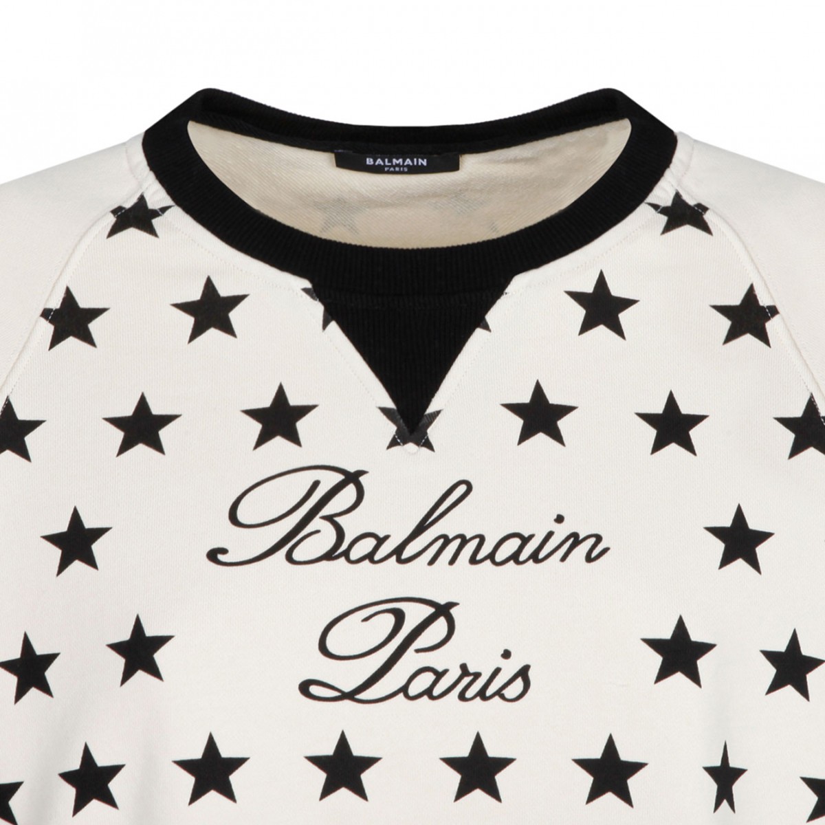 Beige and Black Stars Sweater