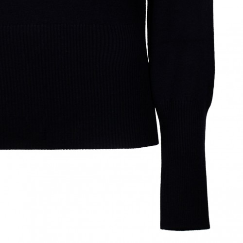 Navy Blue Pullover Combo Shirt