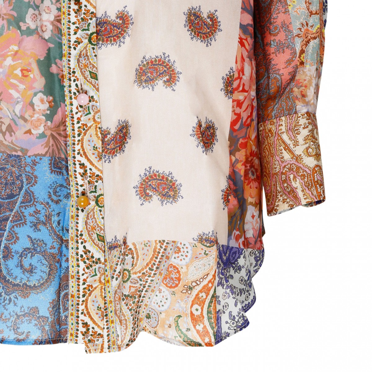 Multicolour Silk Shirt