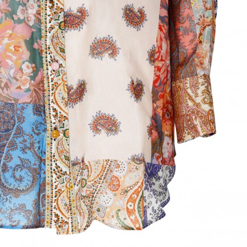 Multicolour Silk Shirt