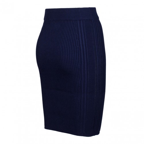 Blue Marine Pencil Skirt