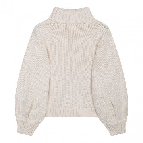 Ivory White Knitted Jumper 2