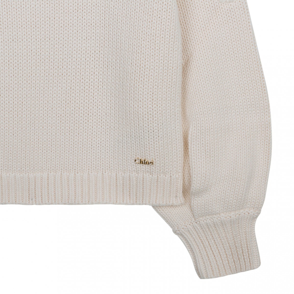 Ivory White Knitted Jumper