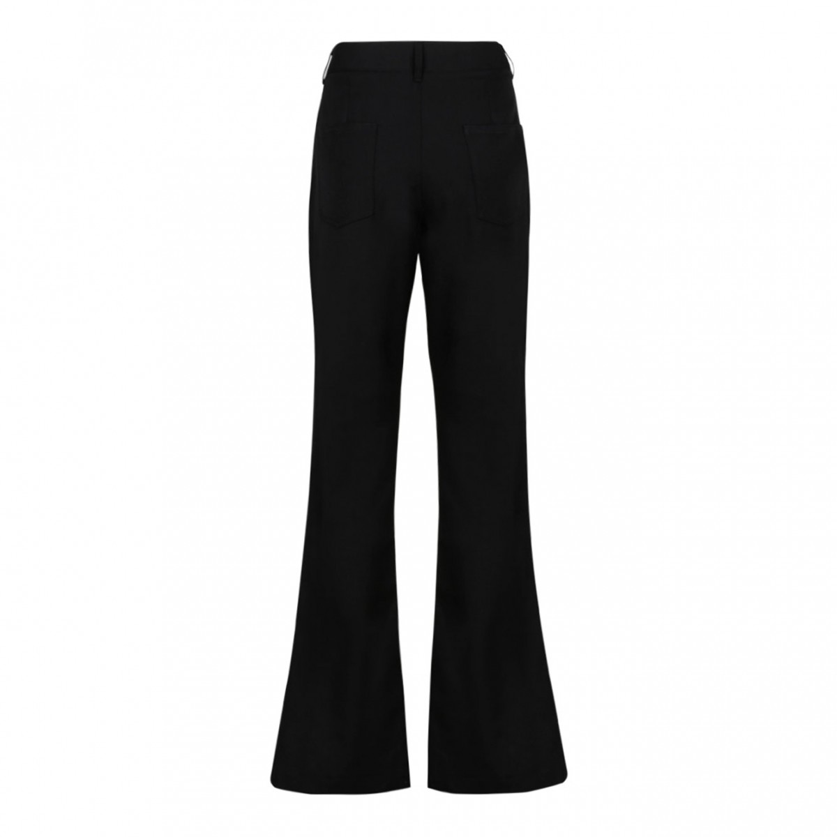 Black Crepe Trousers