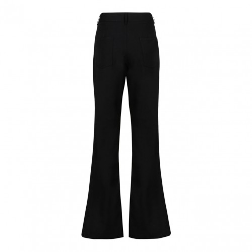 Black Crepe Trousers