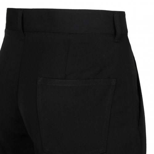 Black Crepe Trousers