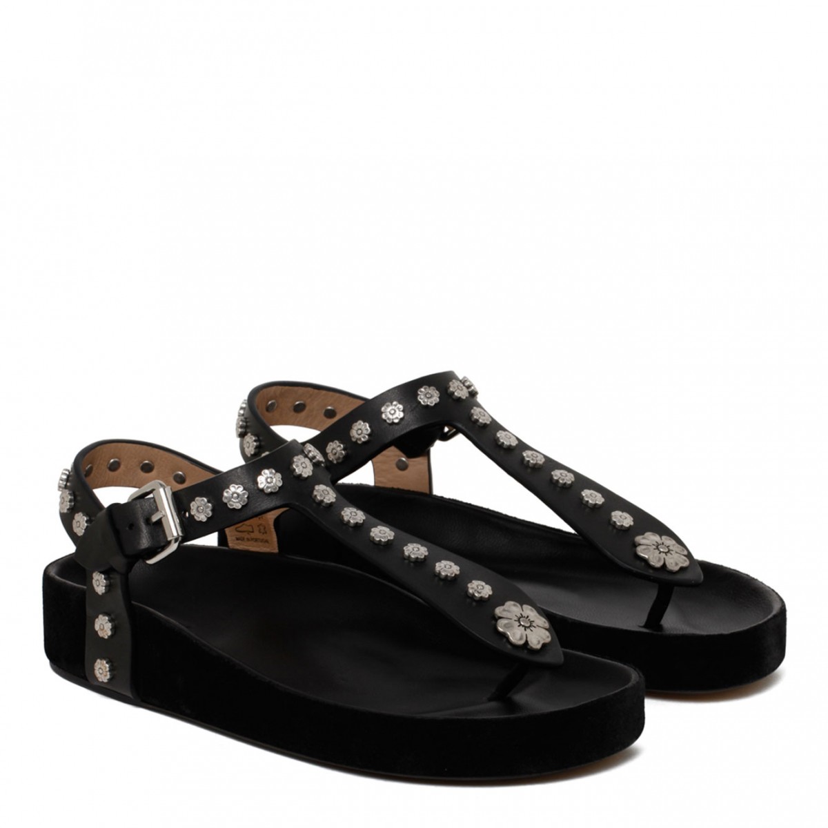 Isabel Marant Sandals Black Enore Thong Sandal