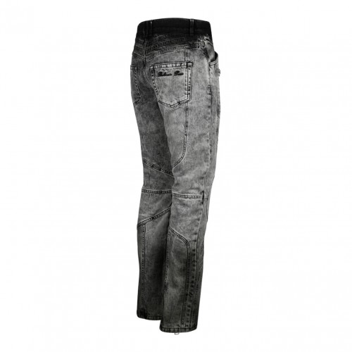 Dark Grey Biker Jeans