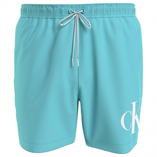 Light Blue Medium Drawstring Short