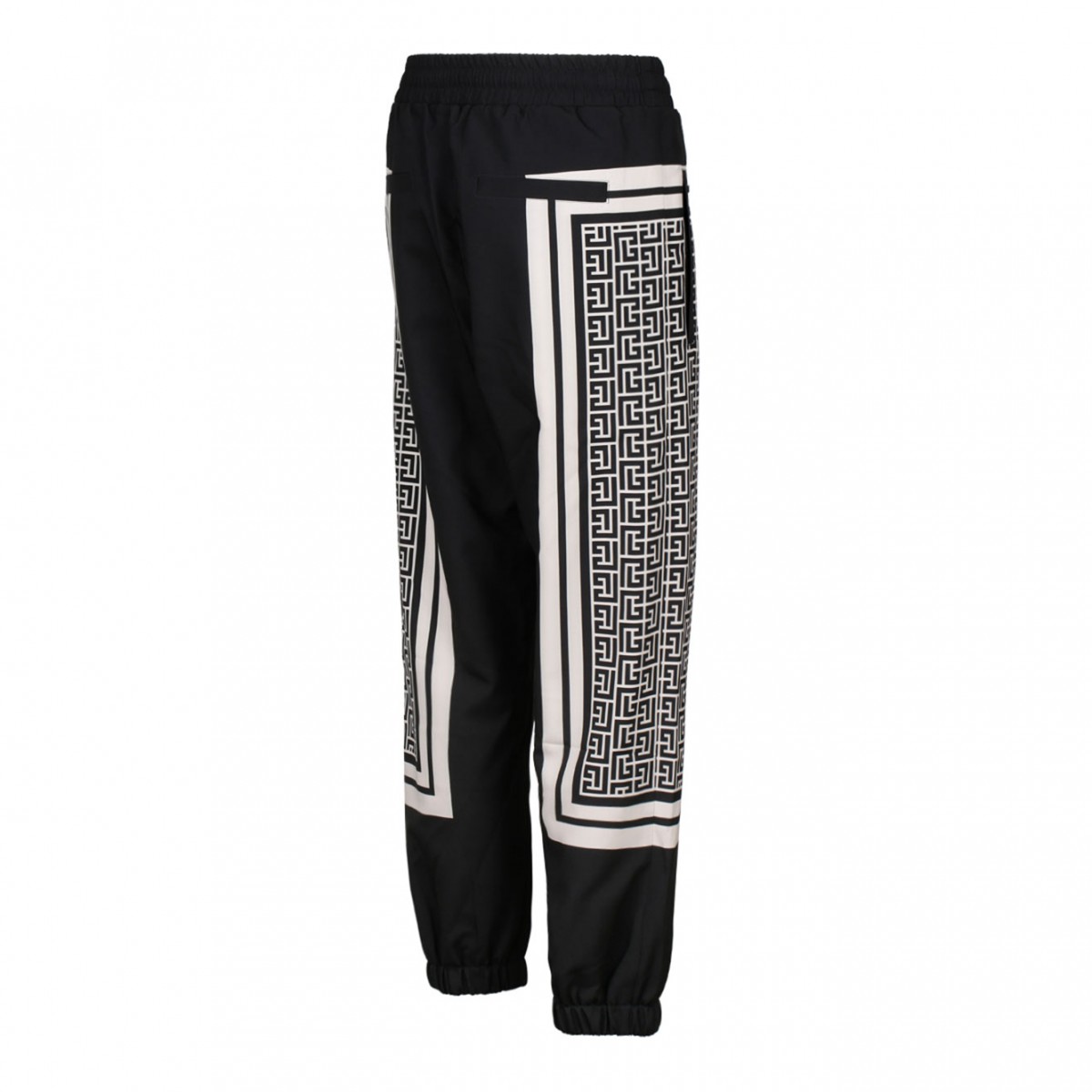 Black and Beige Track Pants