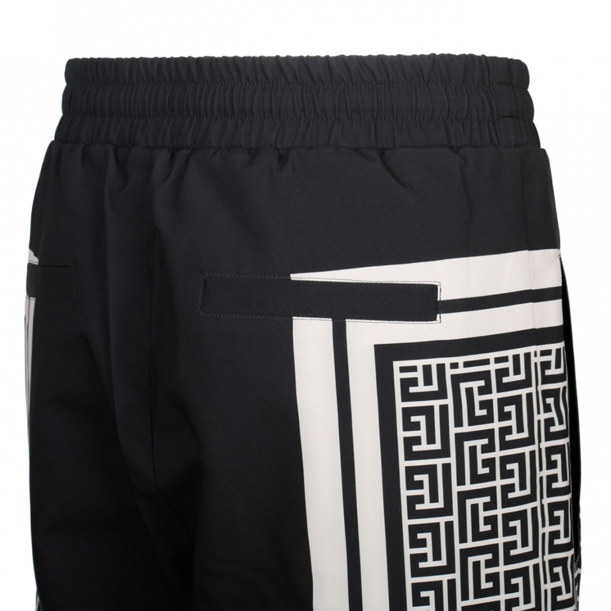 Black and Beige Track Pants