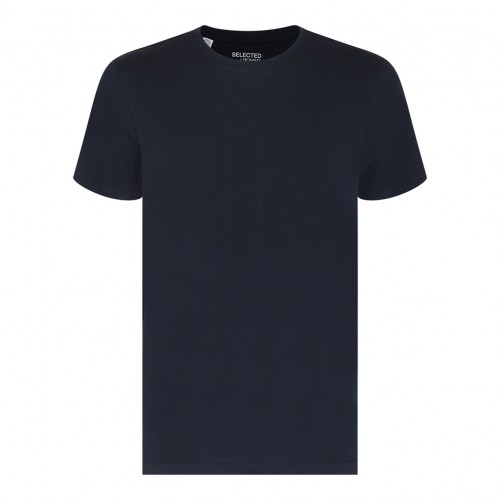Navy Blue Cotton T-Shirt