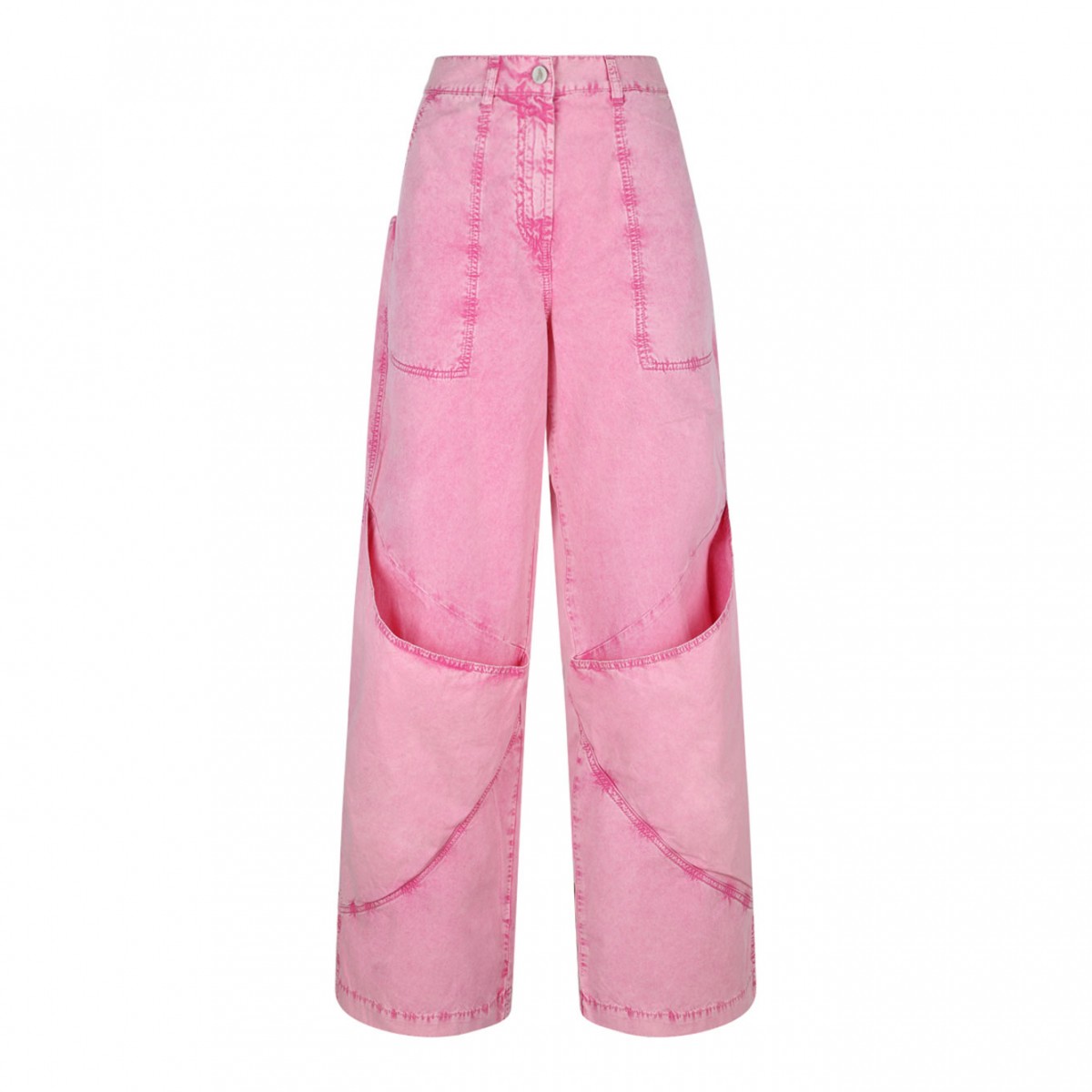 Pink Wide Leg Trousers