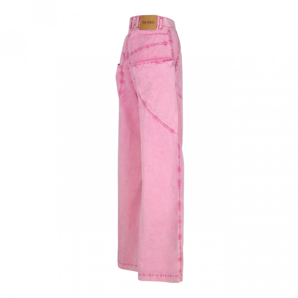 Pink Wide Leg Trousers