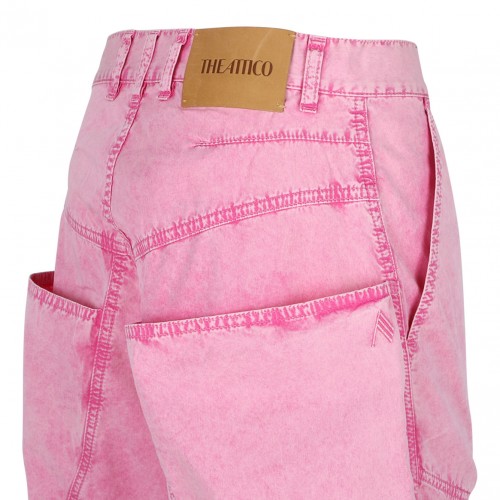 Pink Wide Leg Trousers