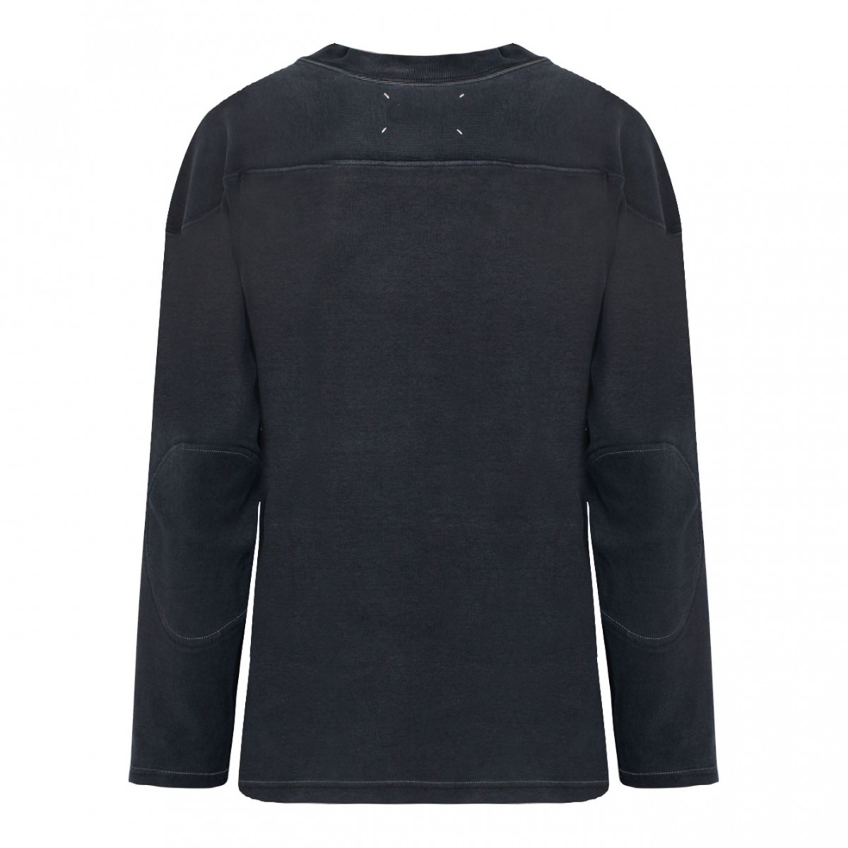 Black Logo Embroidery Sweatshirt