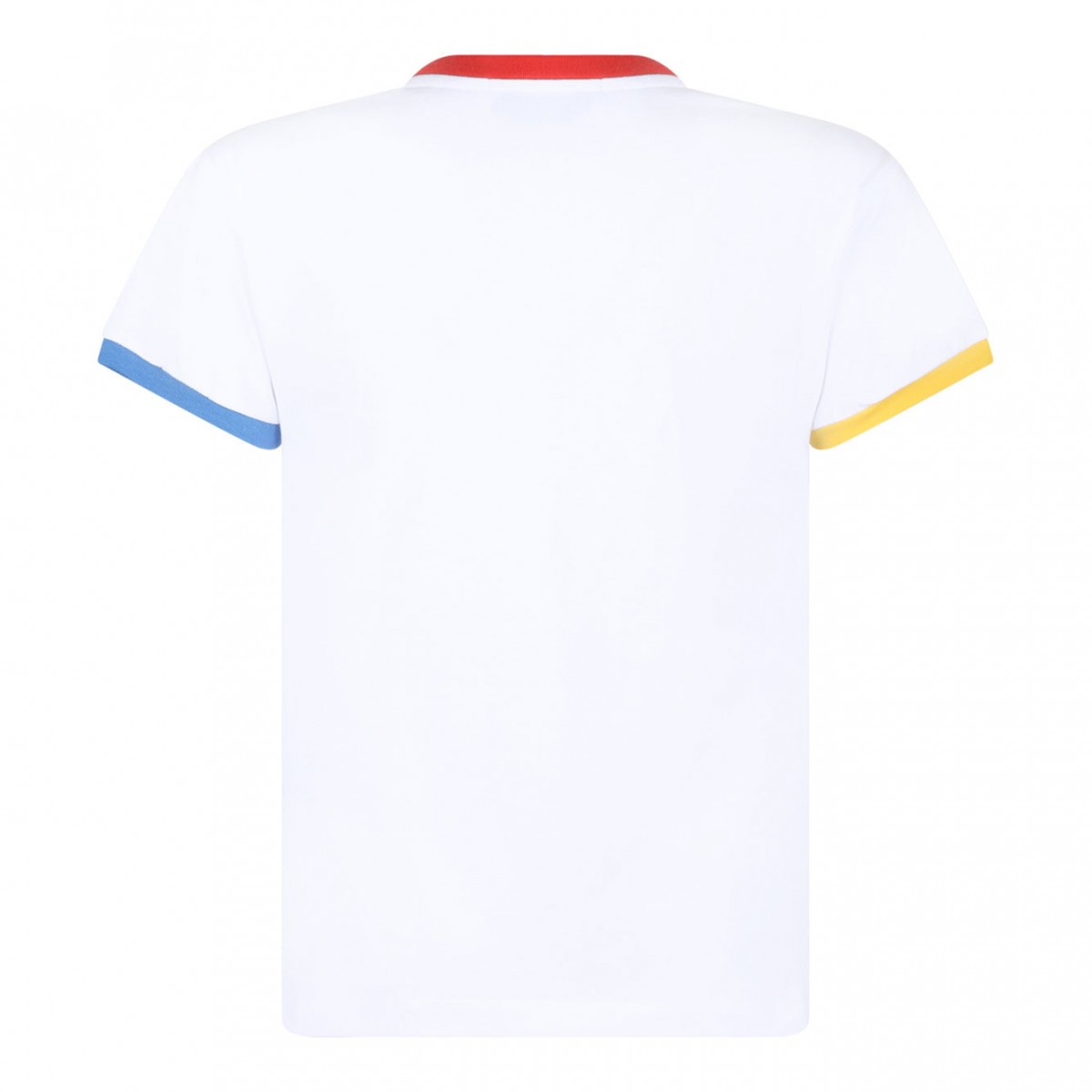 White Logo Embroidered T-Shirt