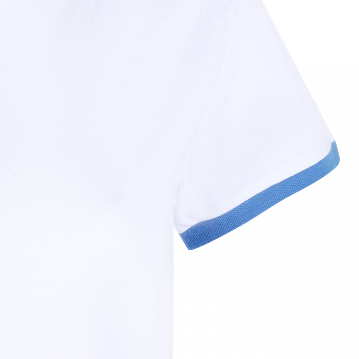 White Logo Embroidered T-Shirt