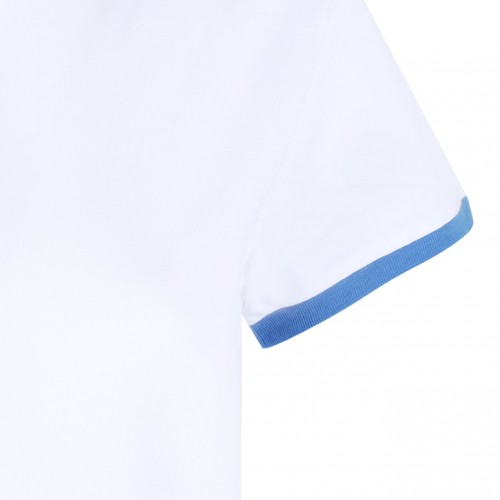 White Logo Embroidered T-Shirt