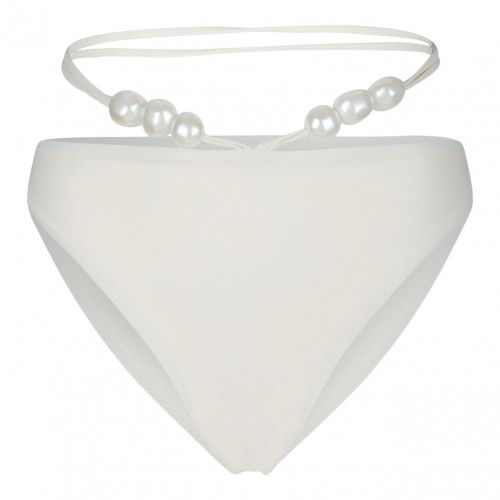 White Pearl Bikini Bottom