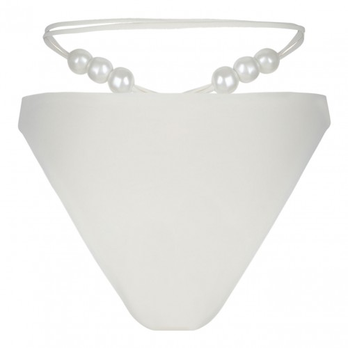 White Pearl Bikini Bottom 2