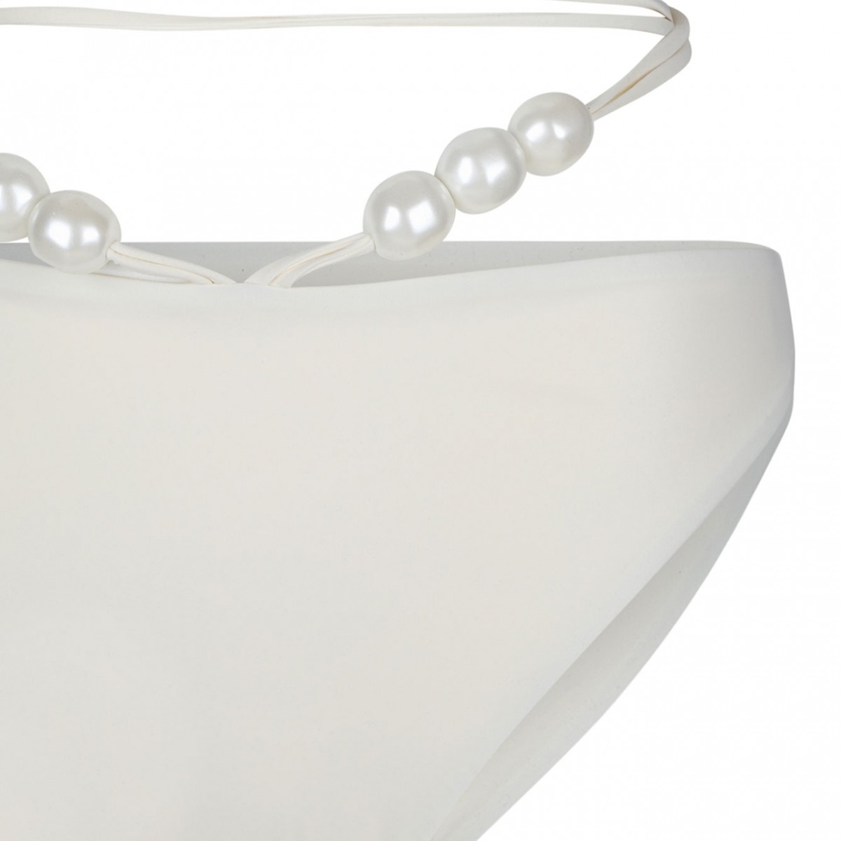 White Pearl Bikini Bottom