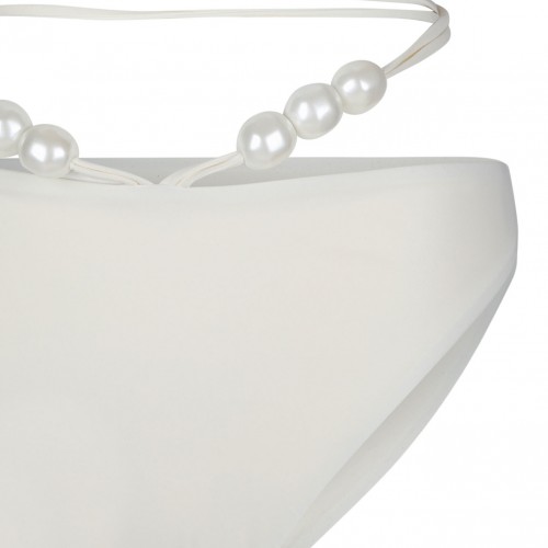 White Pearl Bikini Bottom