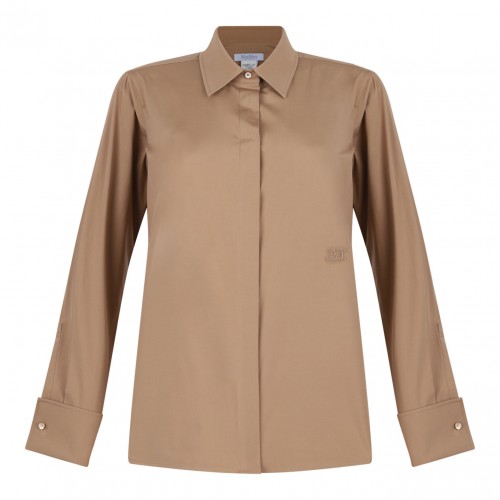 Hazelnut Poplin Shirt