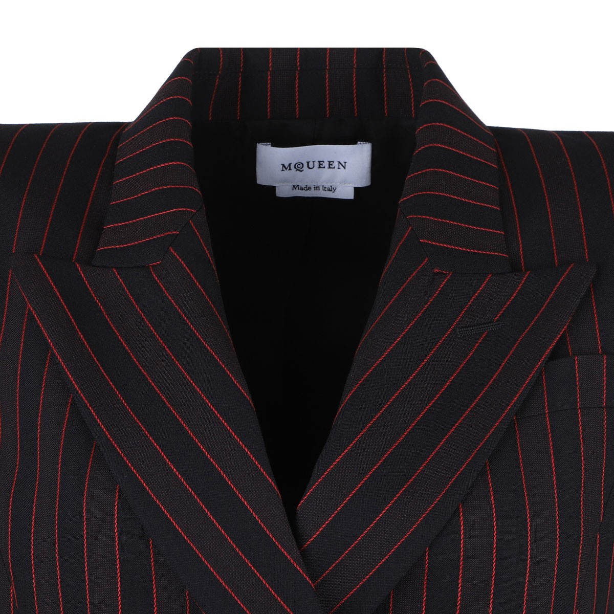 Pinstripe Sleeveless Blazer