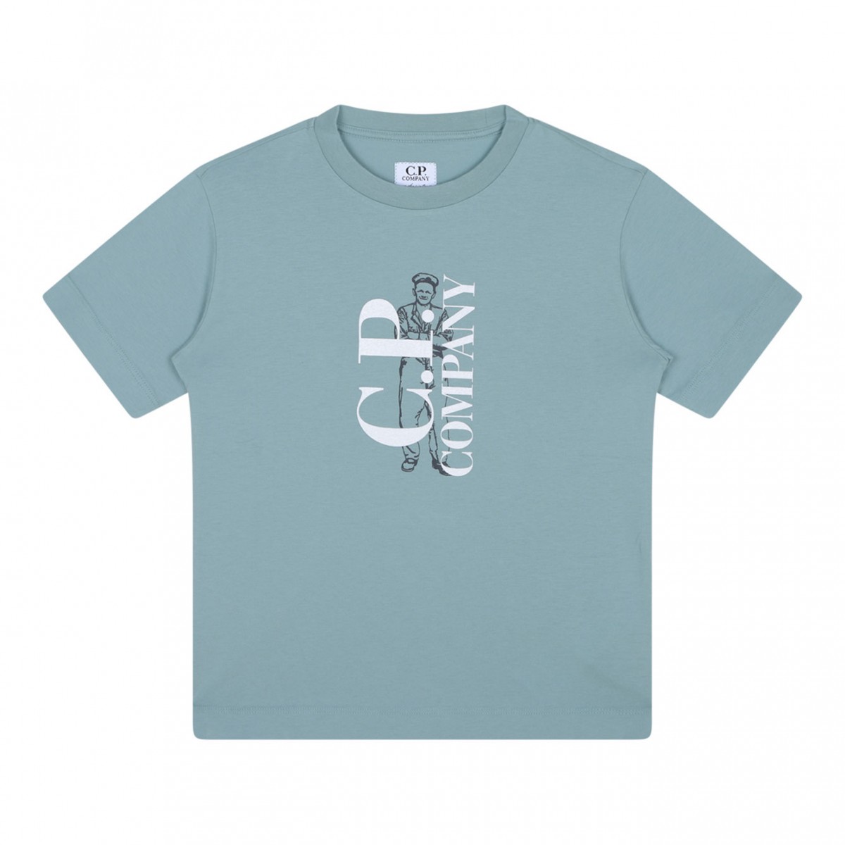 Lagoon Green Logo Print T-Shirt