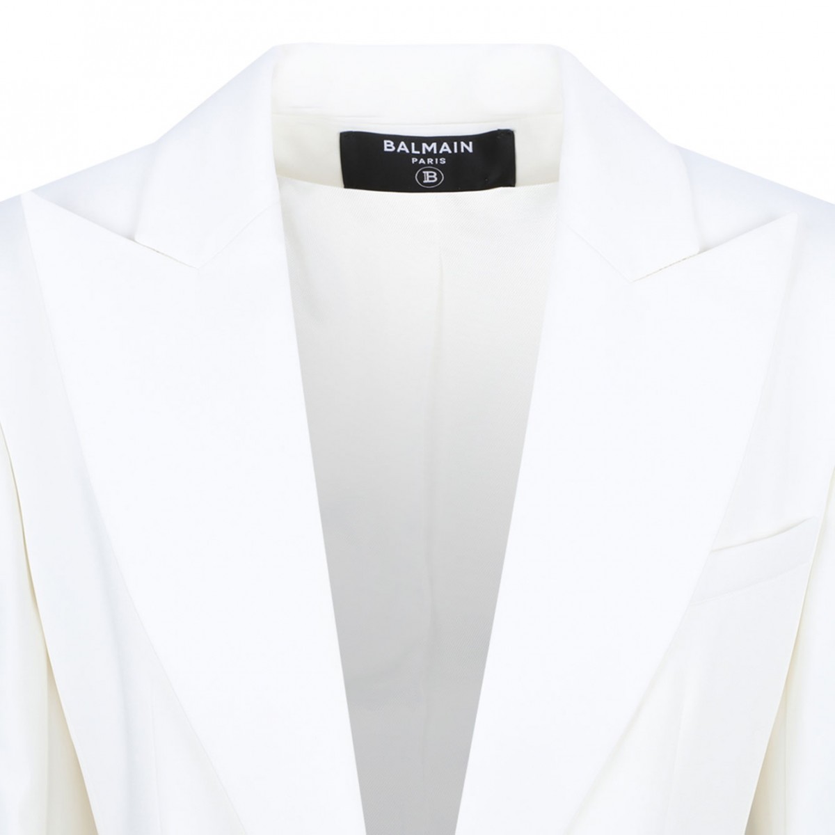 White 2-Button Blazer