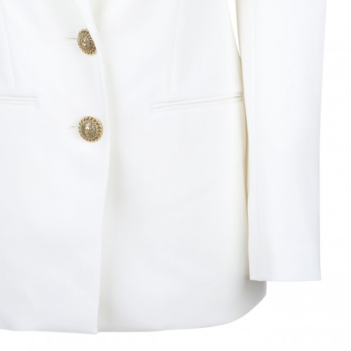 White 2-Button Blazer