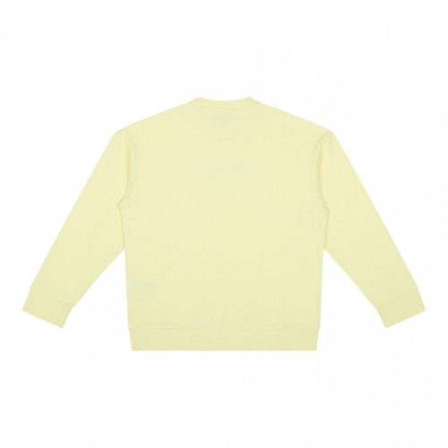 Light Yellow Logo Print Sweatshirt 2