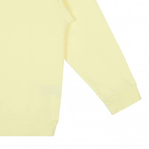 Light Yellow Logo Print Sweatshirt