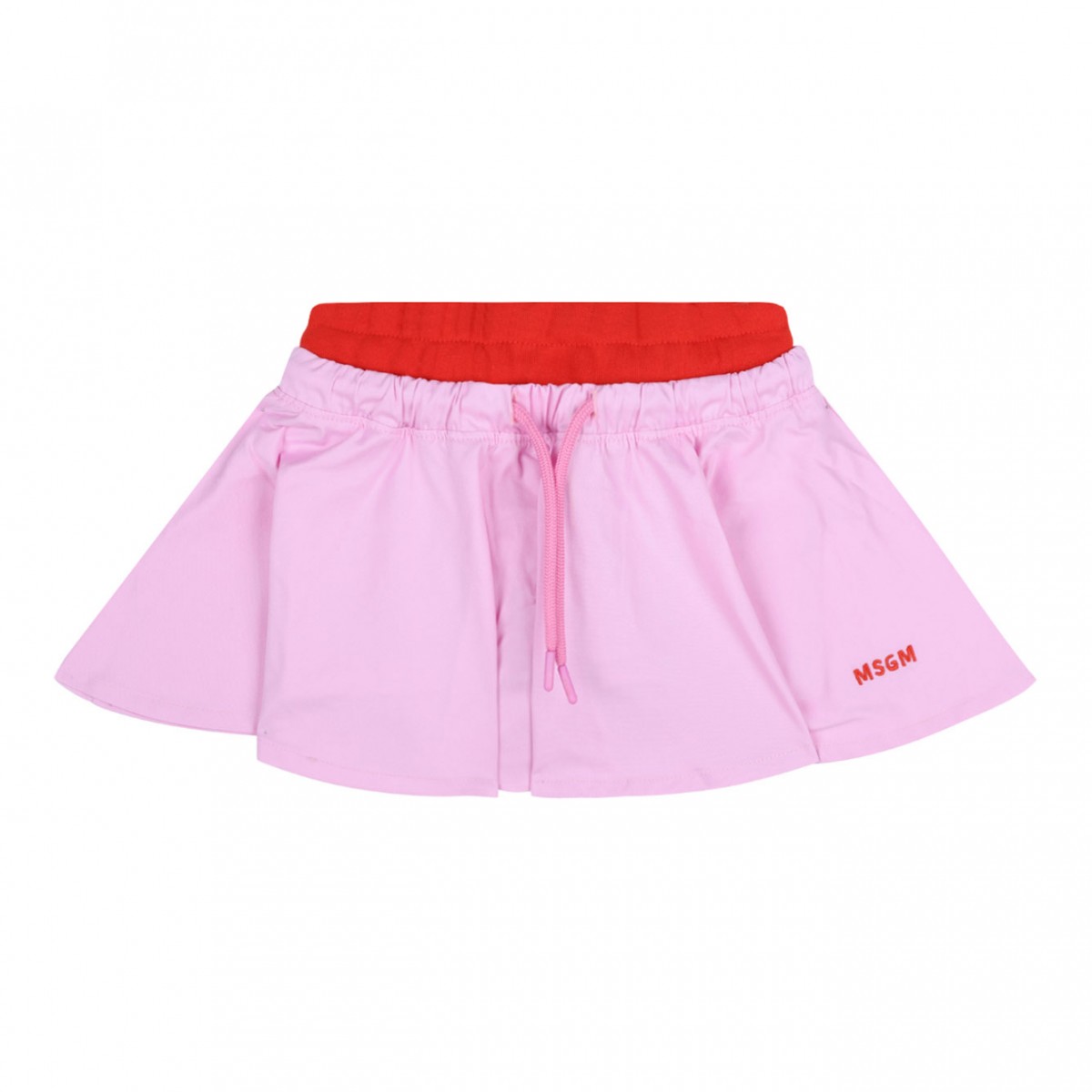 Pink and Red Mini Skirt