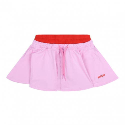 Pink and Red Mini Skirt