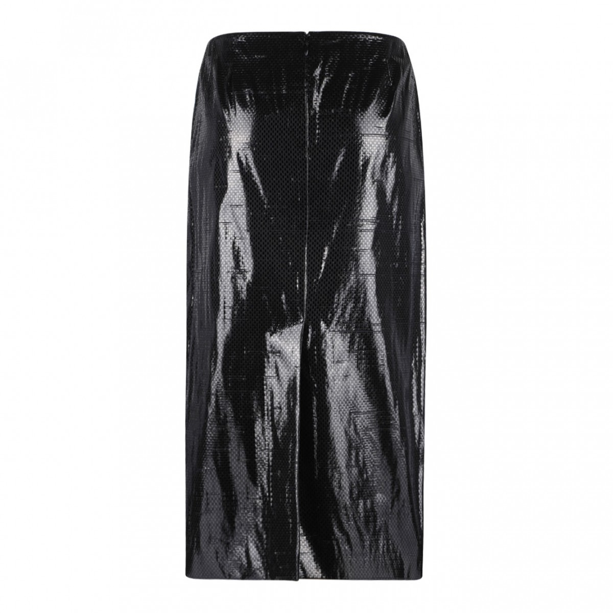 Black Pencil Midi Skirt