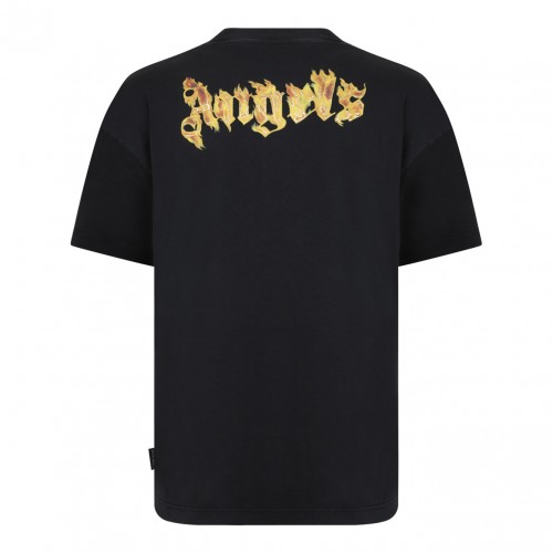 Black Logo Print T-Shirt