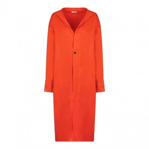 Ferragamo Chemisier Orange Dress