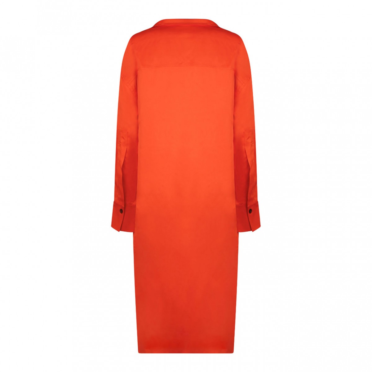 Ferragamo Chemisier Orange Dress