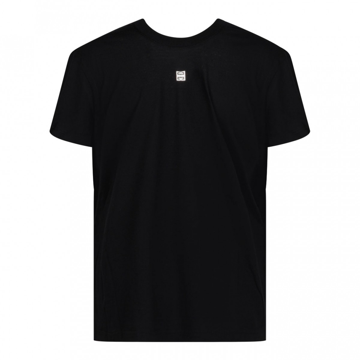 Black Draped T-Shirt