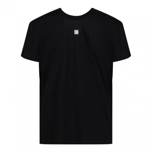Black Draped T-Shirt